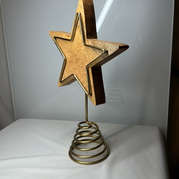 Wood Star Christmas Tree topper - Picture 6 of 6